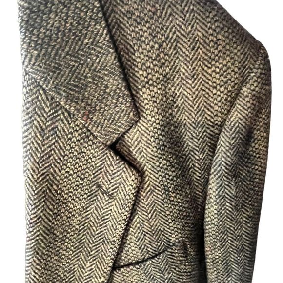 Robert Stock Made In Russia Mens Blazer Tweed 100% Wool 42R - Picture 3 of 9